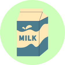 bouton lait