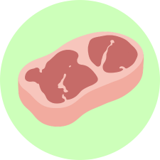 bouton viande